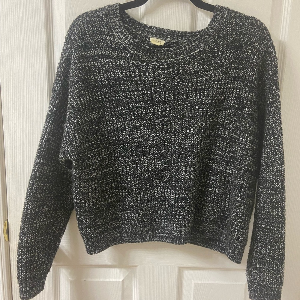 Black and White Knit Sweaters